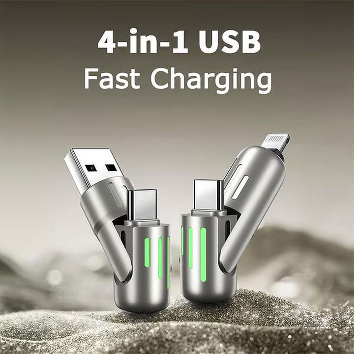 BowLift | 4 in 1 USB Charging Cable MAX 240W Fast Charging
