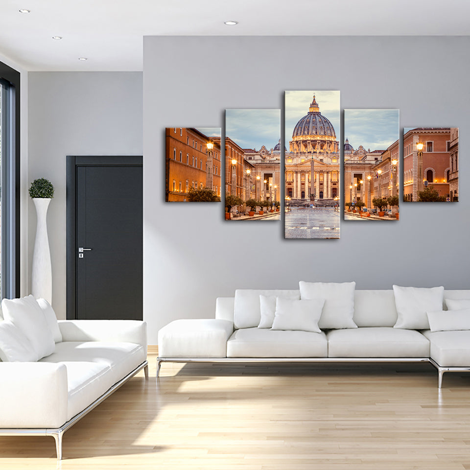 Fresh Palace 5 Piece - Canvas Wall Art Painting | Bowlift
