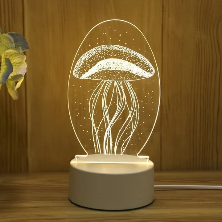 3D Night Light Usb Bowlift
