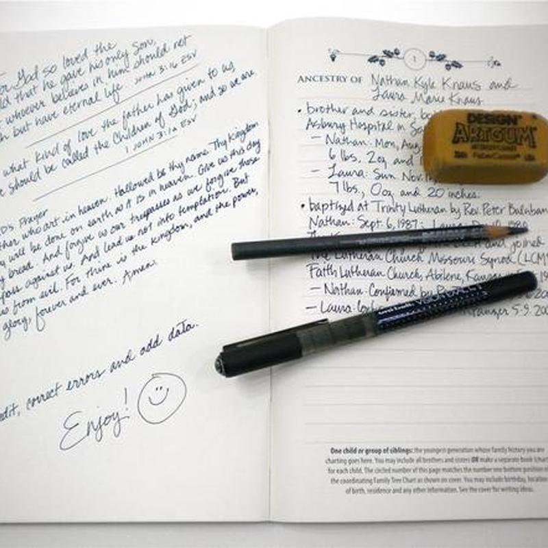 BowLift | Family Tree Notebook - Memories of Ancestors