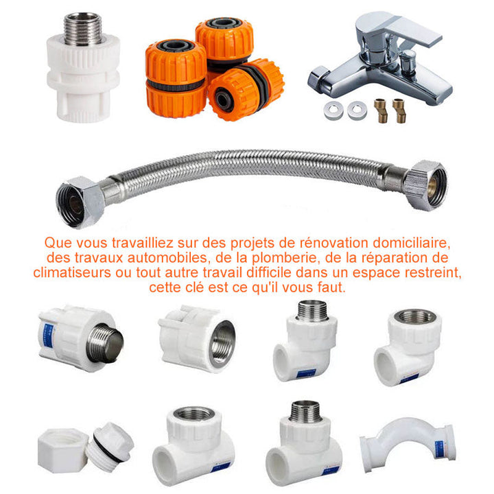 Multifunctional Plumber's Wrench Repair Tool | Bowlift
