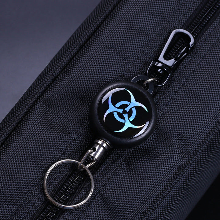 Keychain with retractable wire rope (3 pieces) | Bowlift