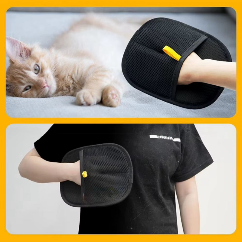 BowLift | Pet Hair Removal Glove | Reusable Static Cleaning Mitt | Quick & Easy Fur Remover