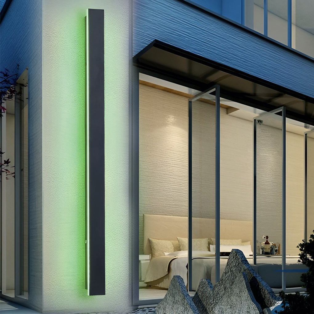 BowLift | Modern Black LED Wall Lighting for Garden and Terrace