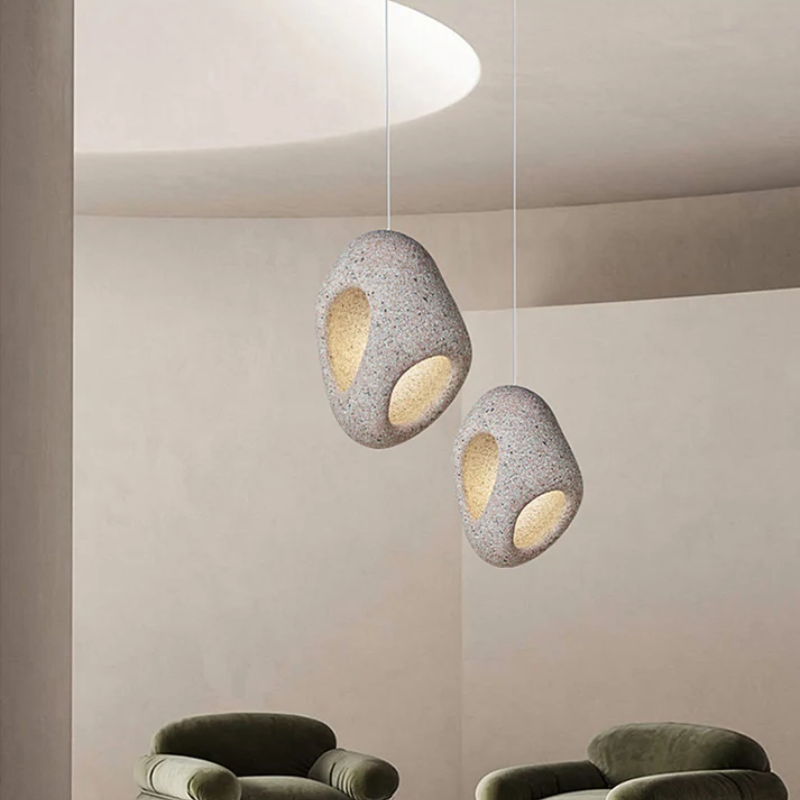 BowLift | Modern Creative LED Pendant Lamp Wabi Sabi