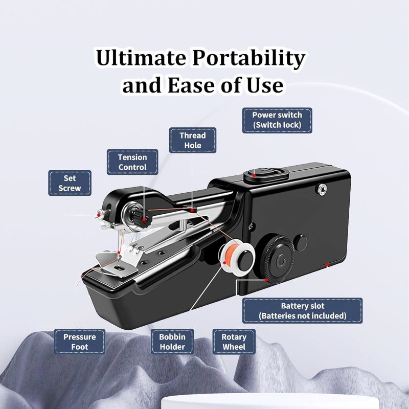 BowLift | Handheld Mini Electric Sewing Machine