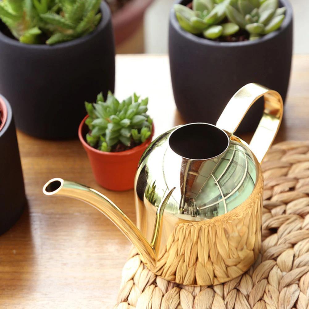 BowLift | Stainless Steel Watering Can with Flexible Neck | Modern Design | Perfect Watering | Rustproof