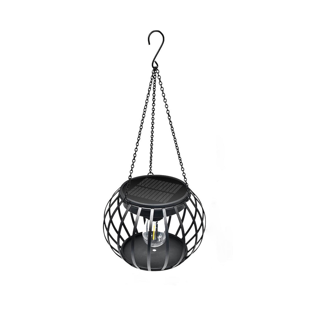 Solar Pumpkin Lantern Design LED Outdoor Hanging Decorative Light | Bowlift