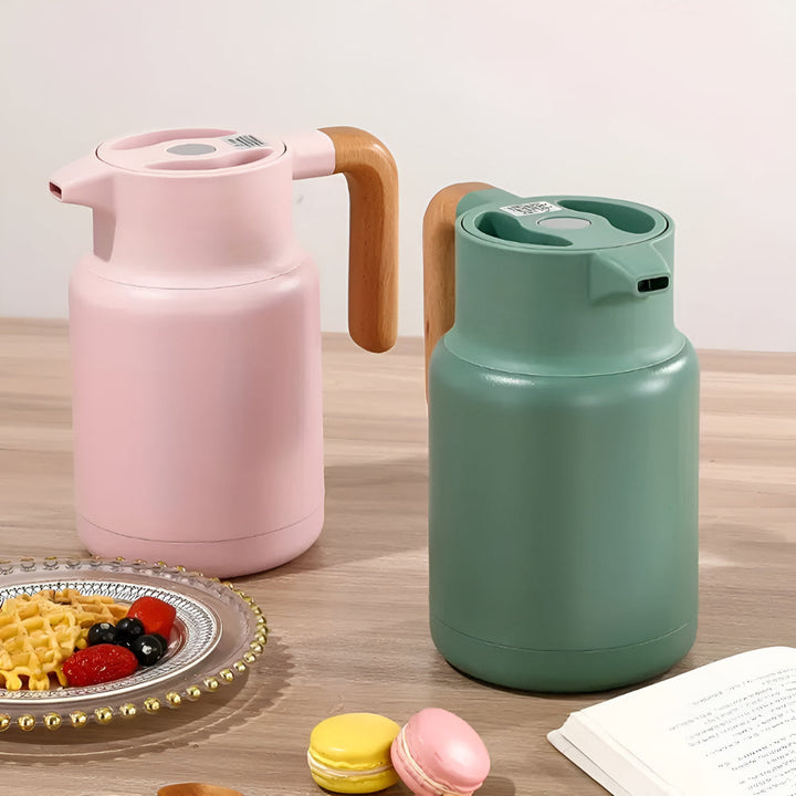 BowLift | Classic Wooden Handle Thermal Carafe