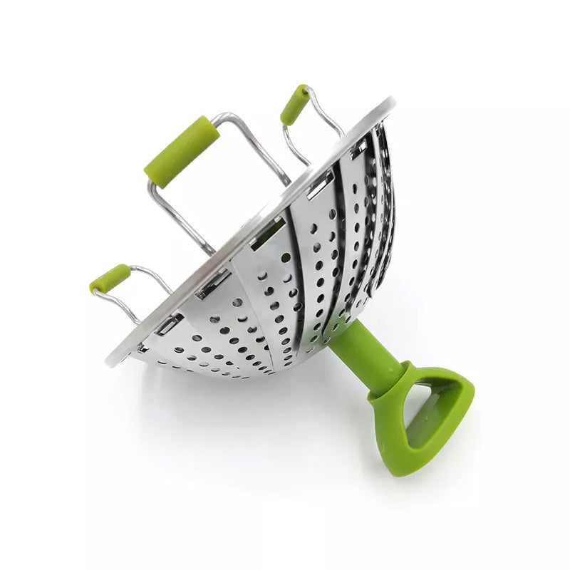 Flower-shaped Steel Folding Steamer | Bowlift