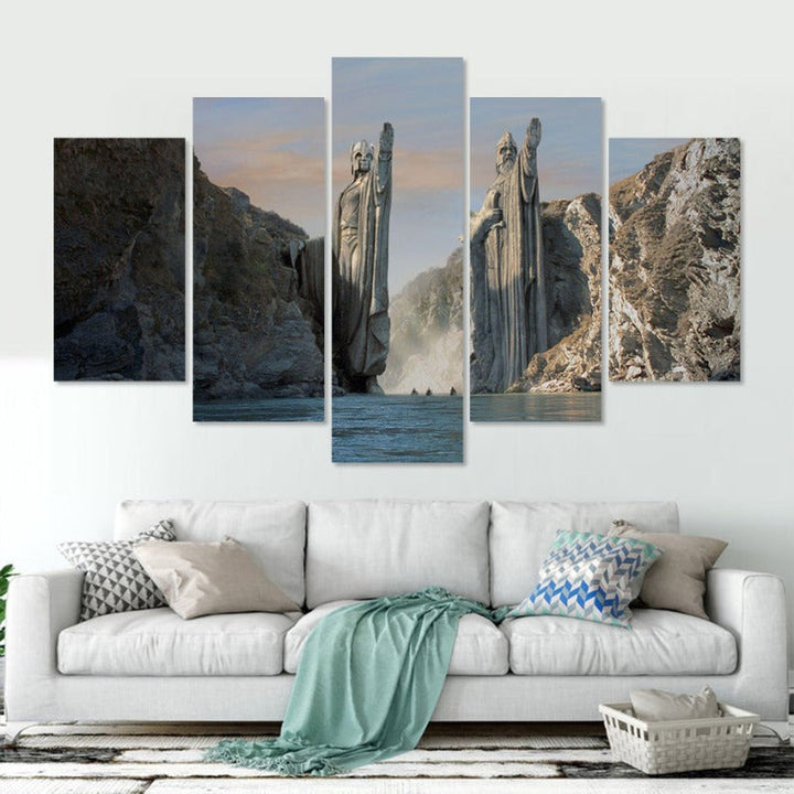 The Pillars Of Kings - Canvas Wall Art Painting | Bowlift