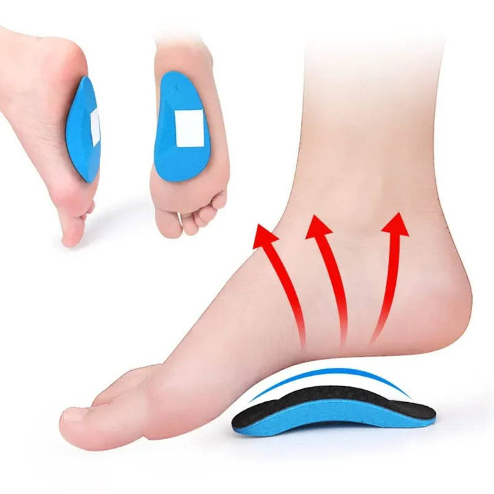 SoleEase High Arch Support Shoe Inserts | Soft EVA Foam - for Comfort Cushioning and Pain Relief Bowlift