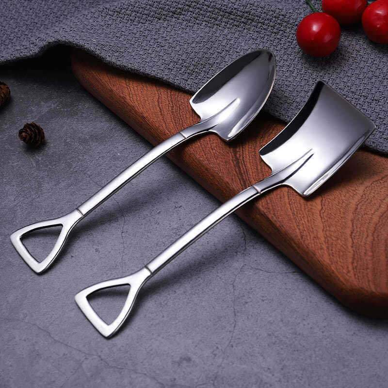 BowLift | Creative Dessert Ice Cream 304 Stainless Steel Spade Spoon