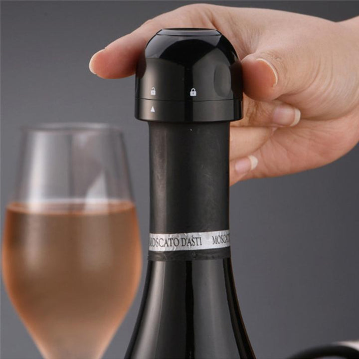 Reusable Leakproof Silicone Sealed Champagne Wine Bottle Stopper | Bowlift