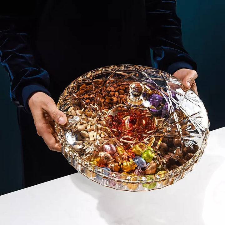 Acrylic Dry Fruit Storage Box with Lid Bowlift