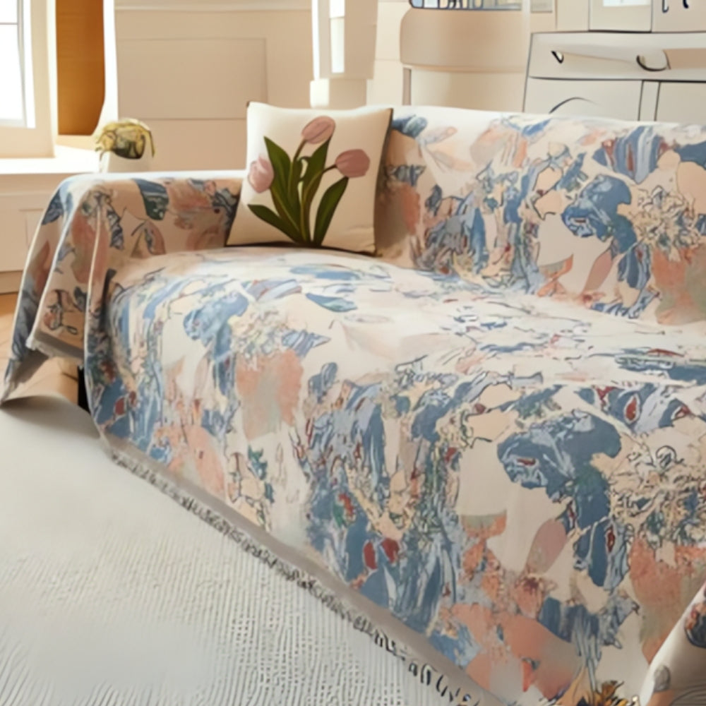BowLift | Amara Floral Reversible Sofa Cover