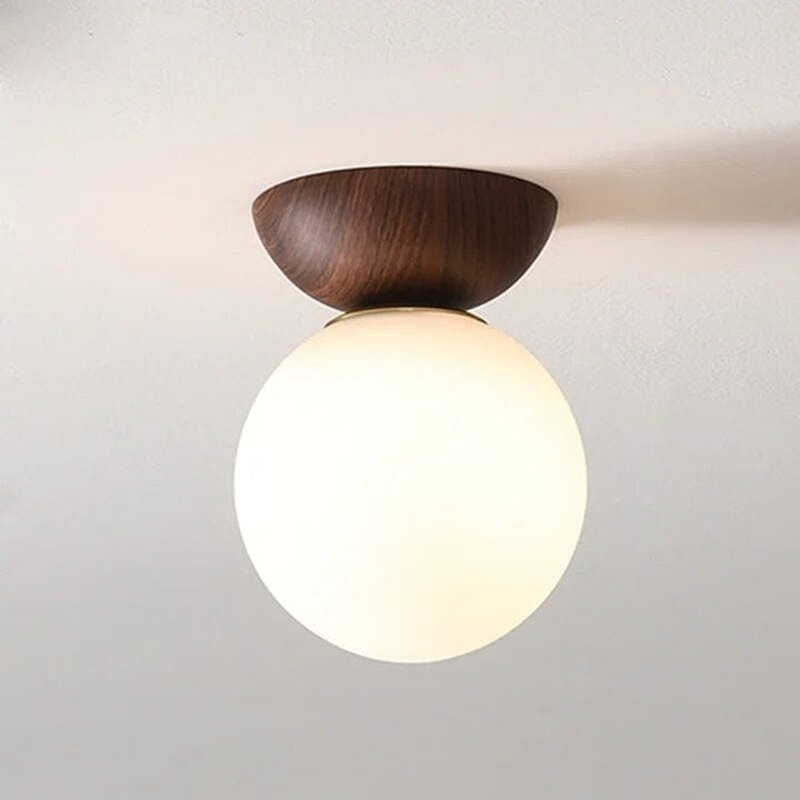 BowLift | Ceiling Light with Glass Shade for Hallway
