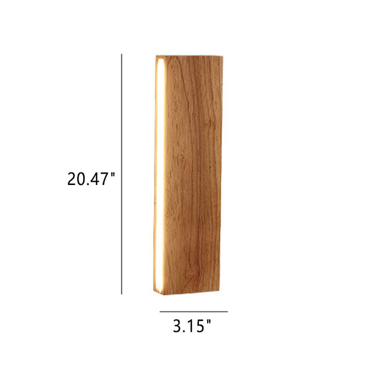 BowLift | OakBeam | Minimalist Solid Wood LED Wall Light