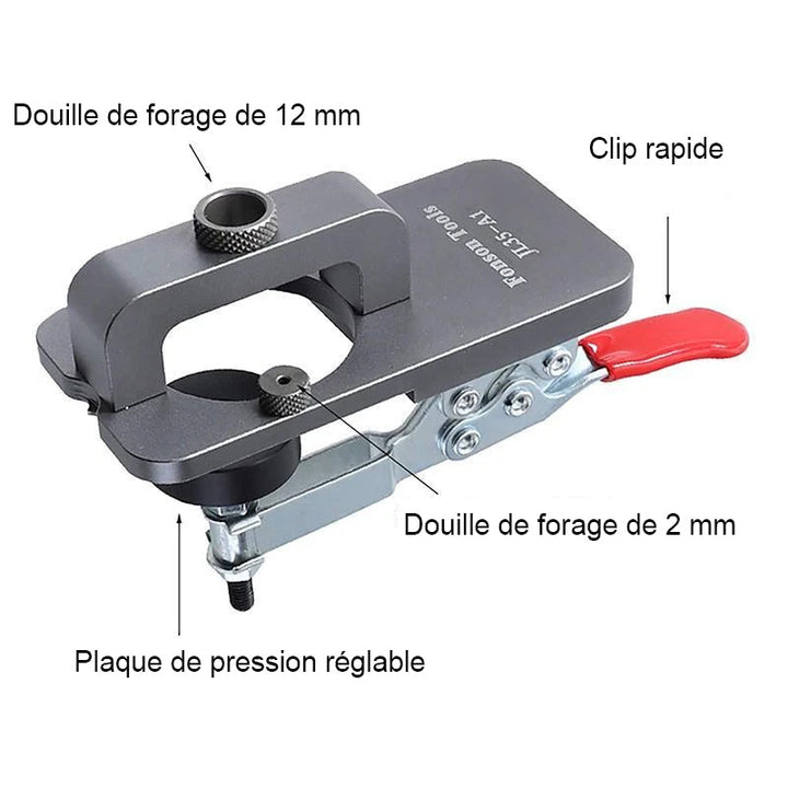 Hidden hinge template 35 mm for woodworking | Bowlift