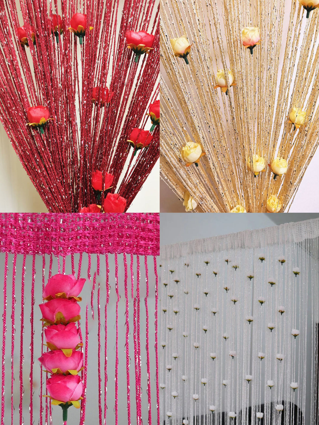 BowLift | Rose Thread Door Curtain