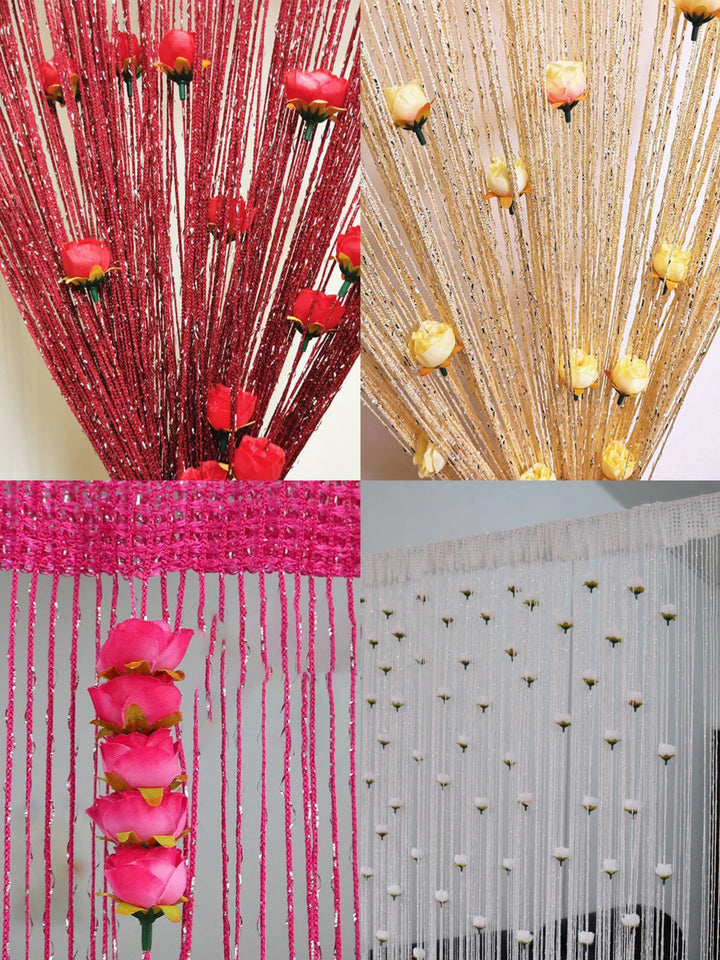 BowLift | Rose Thread Door Curtain