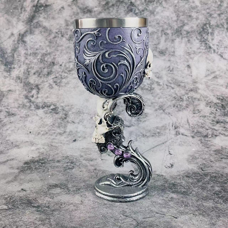 BowLift | 3D carved vintage Champagne Glass