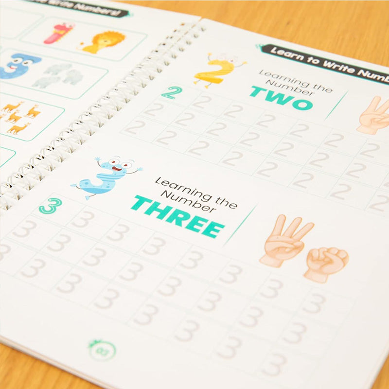 BowLift | Cursive Practice Sentence Reusable Exercise Notebooks for Children