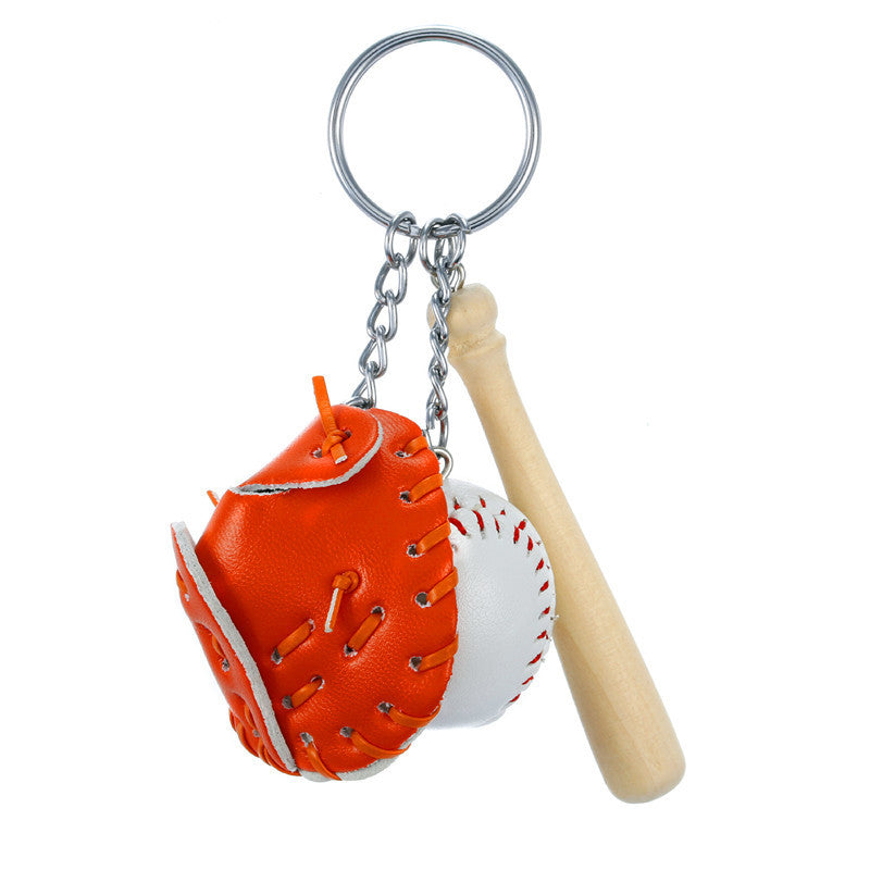 BowLift | Mini Baseball Glove Set Charm Keychain