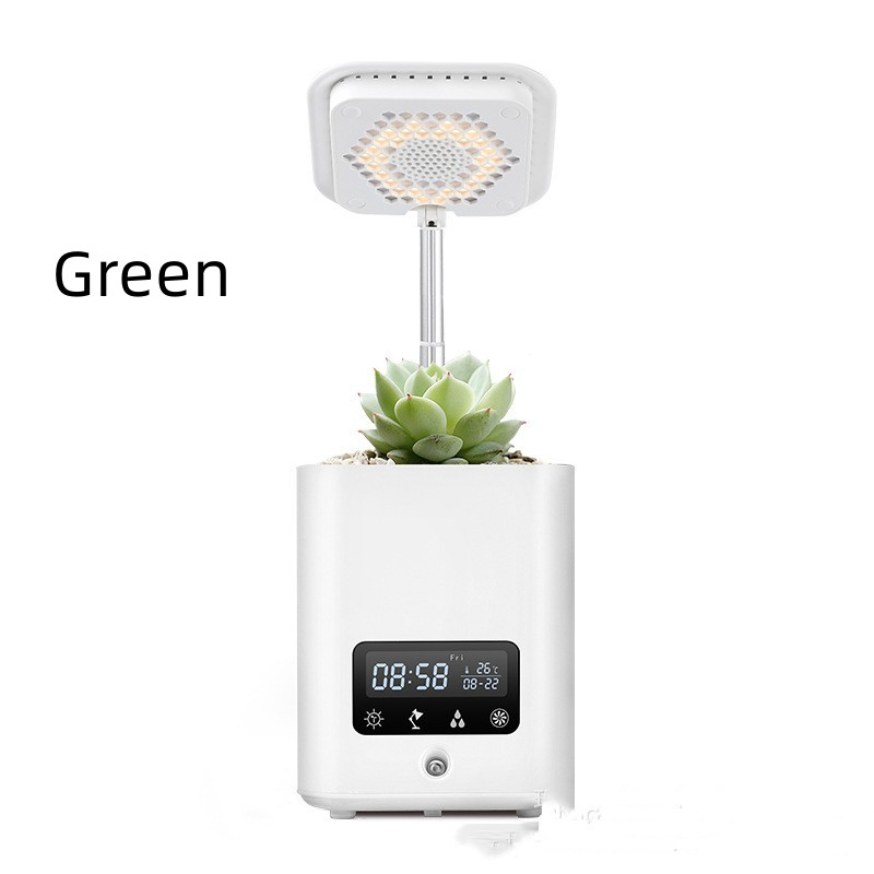 BowLift | Multifunctional smart hydroponic plant pot with calendar, diffuser and desk lamp