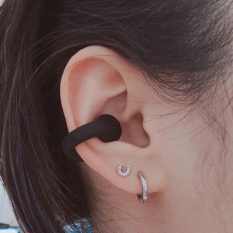 Bone conduction headphones with clip for the ear, wireless | Bowlift