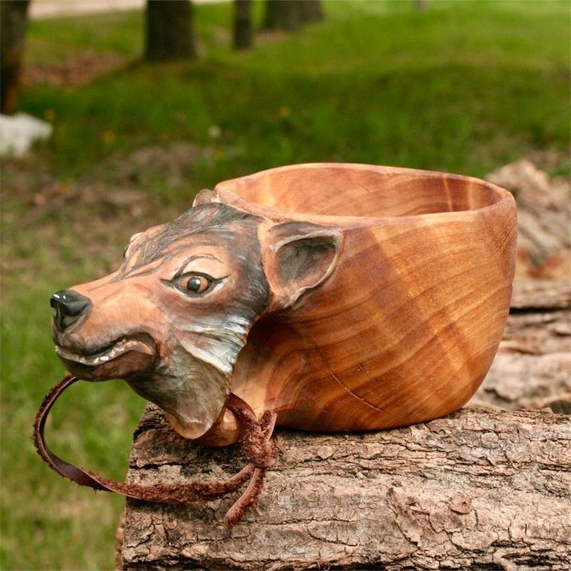 BowLift | Hand-carved wooden cup