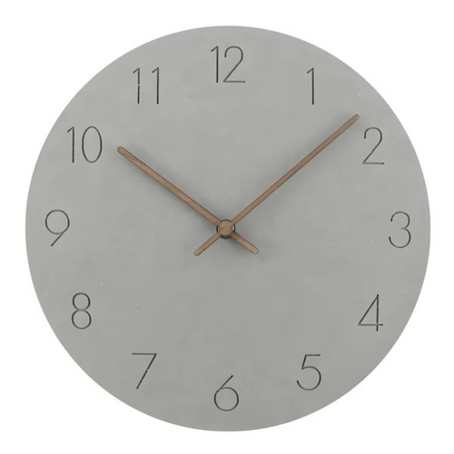 Large Wooden Wall Clock – Minimalist Design with Silent Movement | Bowlift