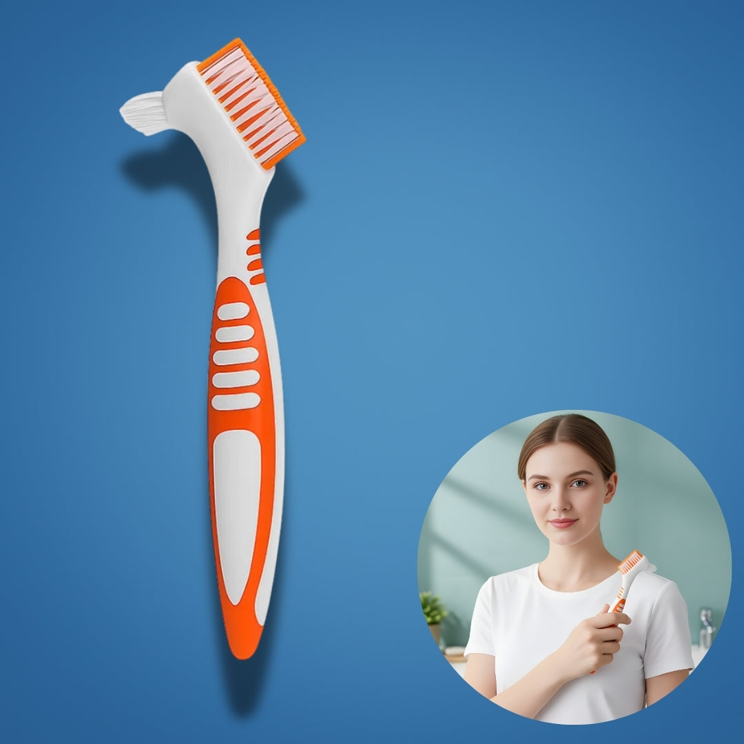 Soft Bristle Dual-Head – Anti-Slip Handle – Scratch-Free Cleaning – Fresh Breath for Seniors Bowlift