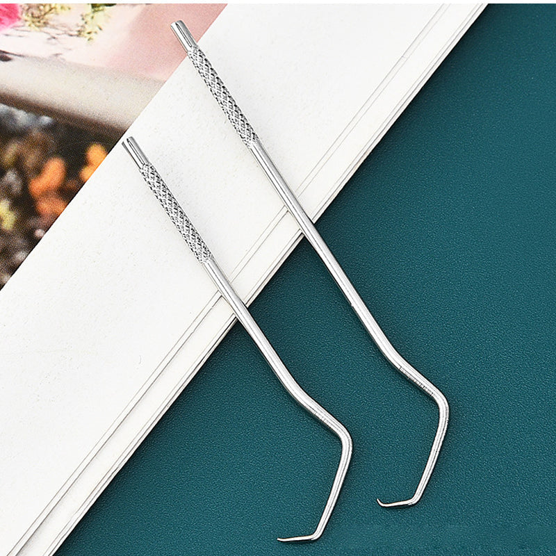 Toothpick set made of stainless steel (7 pieces) | Bowlift