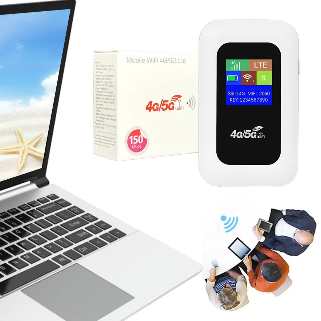 BowLift | Portable WiFi Router for Travel – 5G WiFi Dongle for Seamless Connectivity Anywhere
