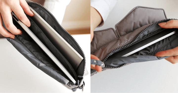 BowLift | Slim Bag-in-Bag - Made of polyester - Portable & small - Multiple zippered pockets - Easily fits in your suitcase