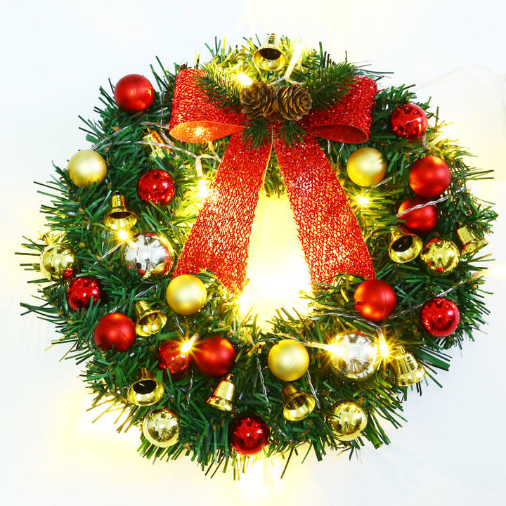 BowLift | Christmas Wreath Branches Bells Christmas Lights String Decoration Lights