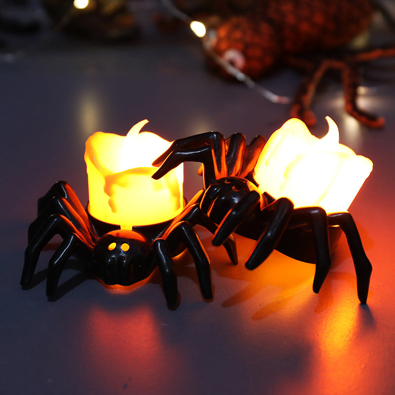 BowLift | ️Halloween Spider Tealights Spooky Electric Flickering Artificial Candles