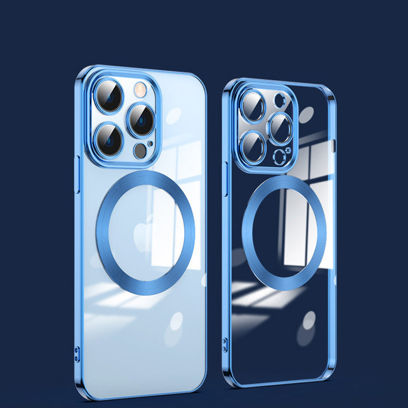 BowLift | Electroplating Wireless Magnetic Charging All-Inclusive Lens Case for iPhone