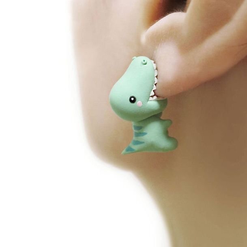 BowLift | Cute Animal Bite Earrings, 1 Pair