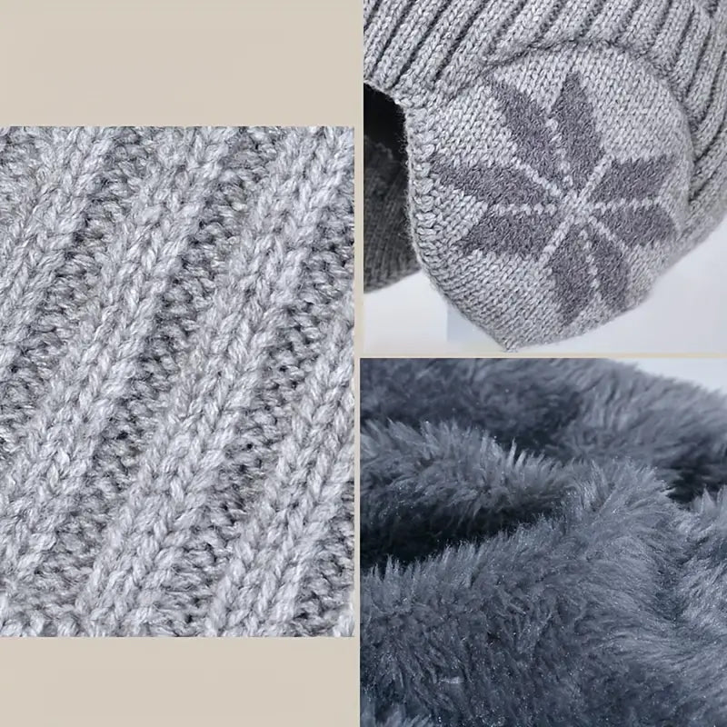 BowLift | Kids Winter Fleece Scarf Suit Knit Hat