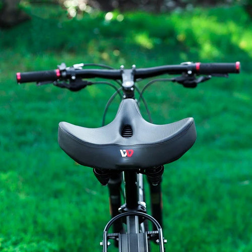BowLift | RideEase - Extra Wide & Breathable Comfortable Bike Saddle, Ergonomic Bicycle Seat