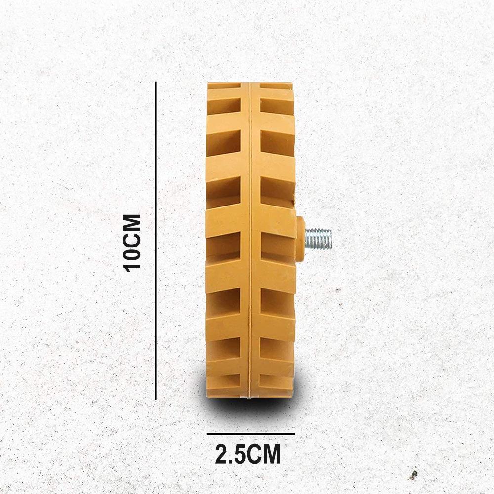 4 inch eraser wheel, decal removal tool | Bowlift