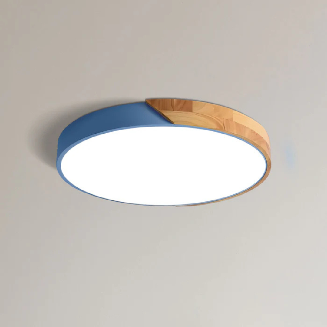 BowLift | Scandinavian Wooden LED Ceiling Lamp