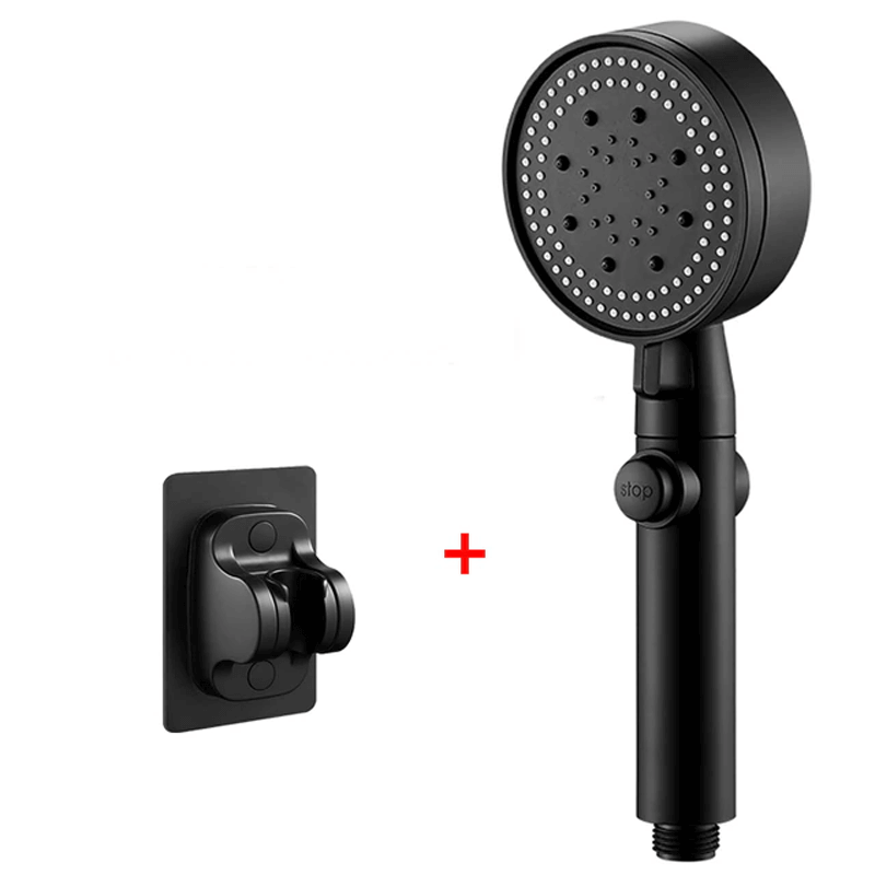 FlowControl Showerhead with 5 settings and push button | Bowlift