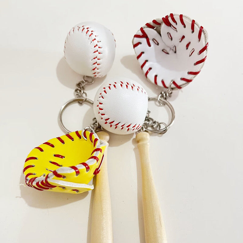 Creative Baseball Keychain Bowlift