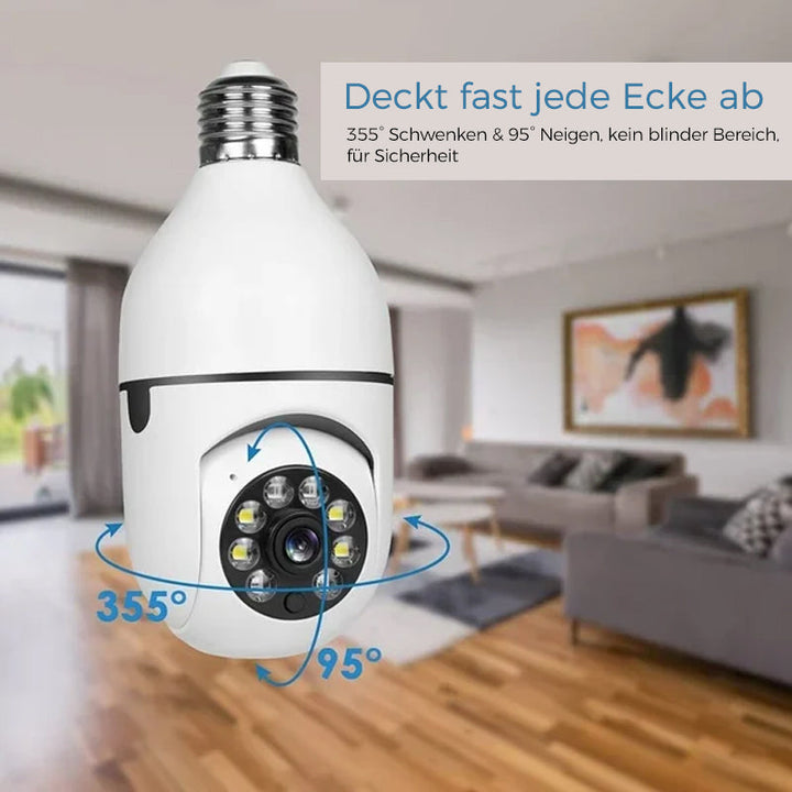 BowLift | Wireless WiFi Surveillance Camera with Bulb