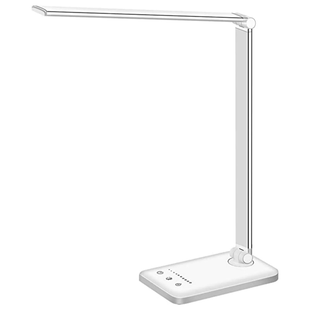 BowLift | LED Desk Lamp - Table Lamp with USB Charging Port, 5 Light Settings and Brightness Levels