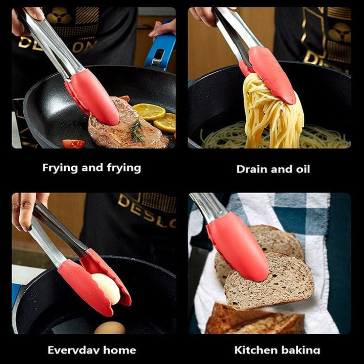 Silicone Grill Tongs | Bowlift