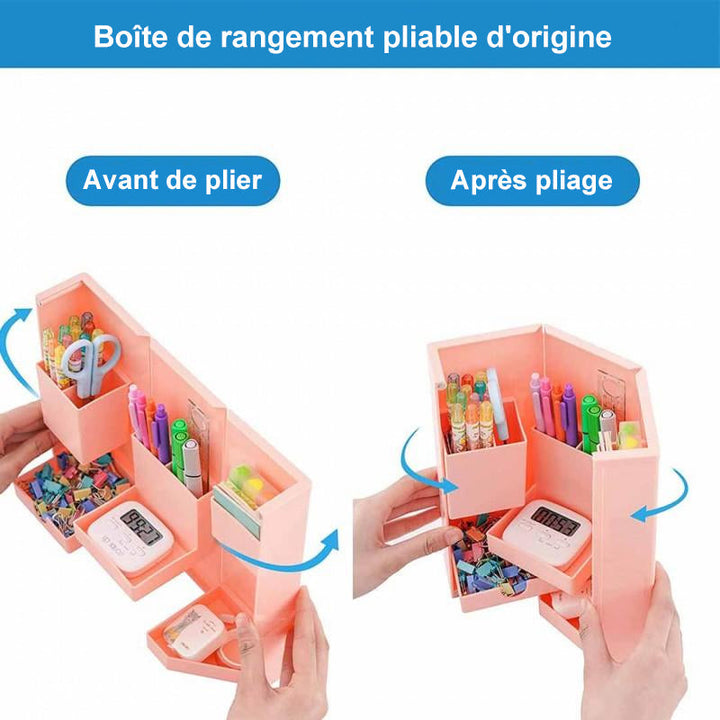 Foldable Magnetic Stationery Box | Bowlift